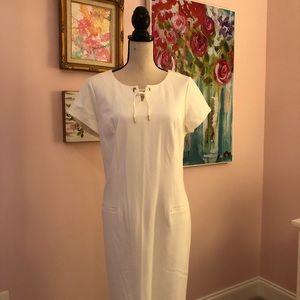 Talbots capped sleeve dress